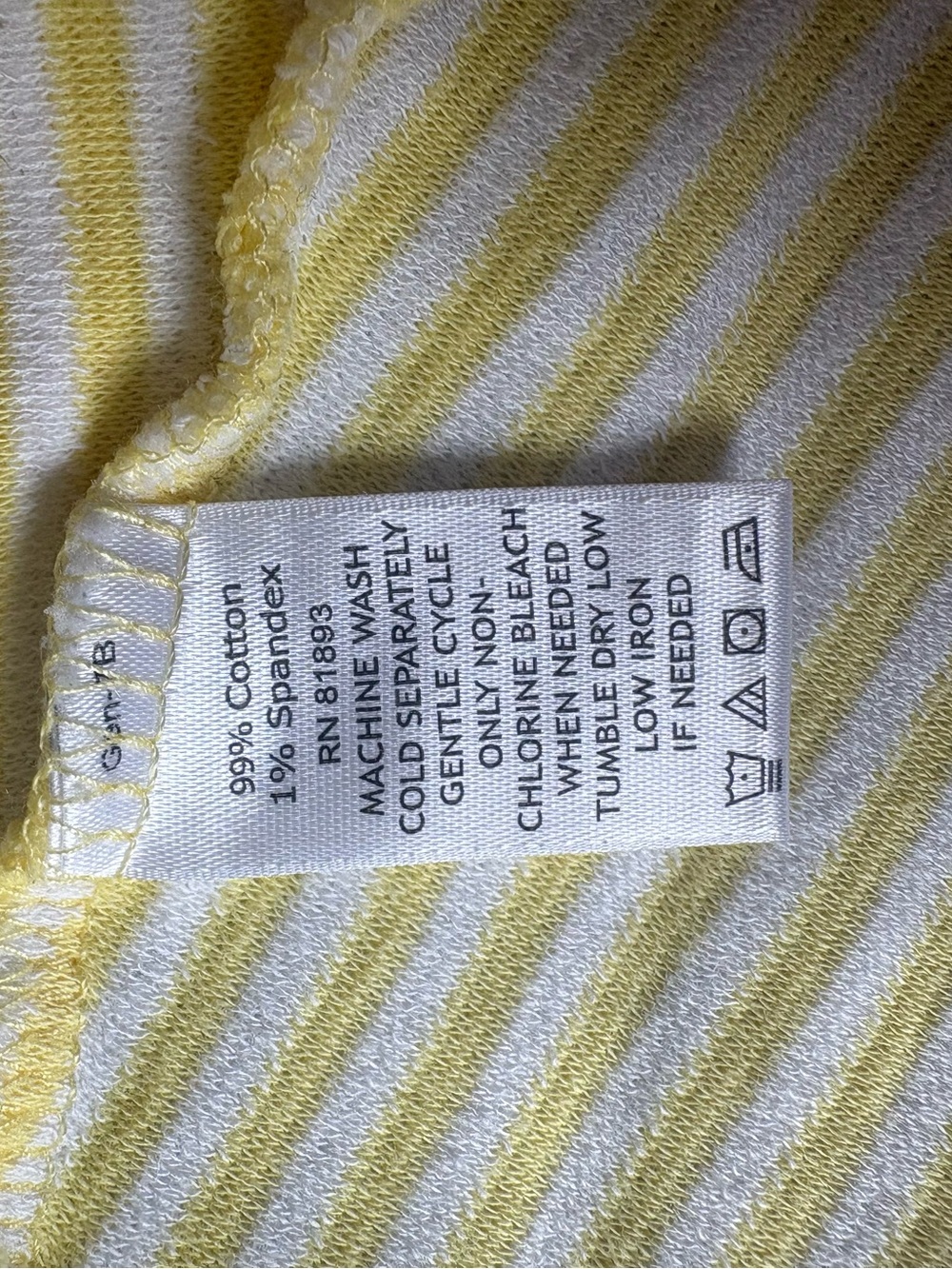 Isaac Mizrahi Live Yellow & White Striped A-Line Dress Yellow Sleeveless Dress - Picture 8 of 8